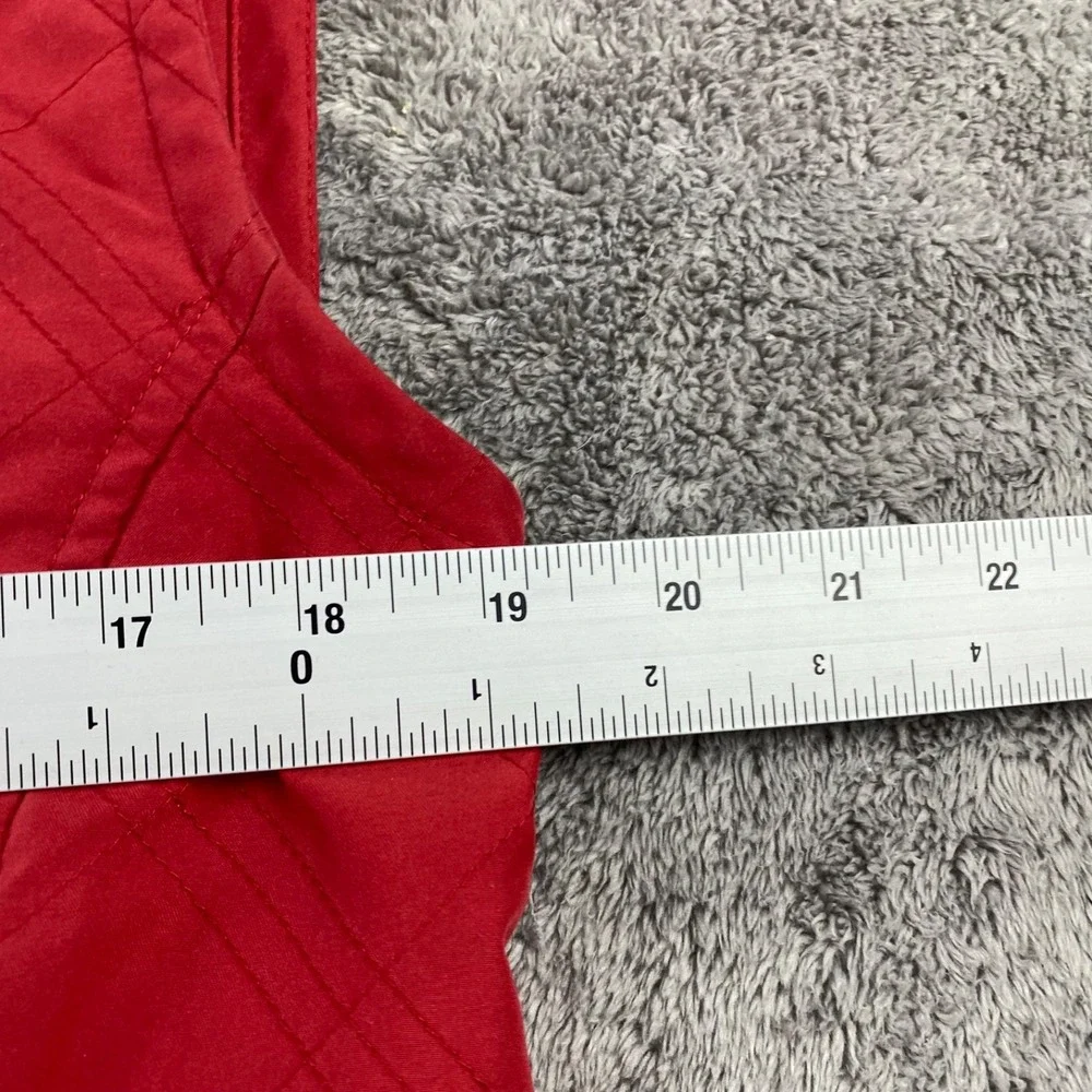 Columbia Full Zip‎ Up Vest Womens large Red Sleeveless